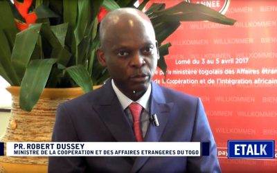 Prof Robert Dussey Ministre des Affaires Etrangères du Togo Prof