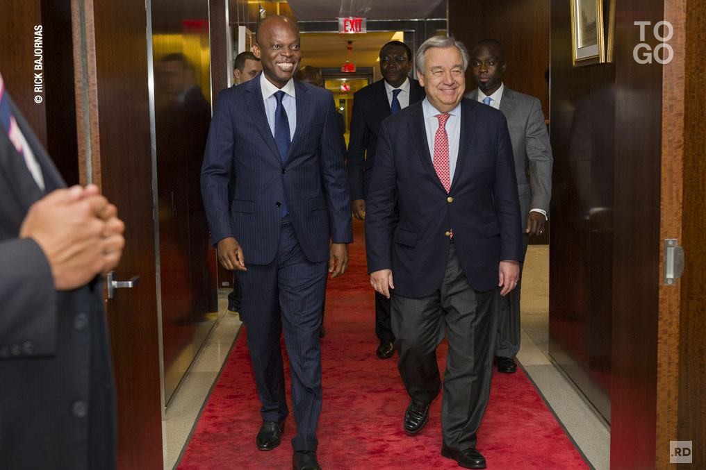 PRESS RELEASE: Interview between the Secretary of the United Nations and the Minister of Foreign Affairs of Togo